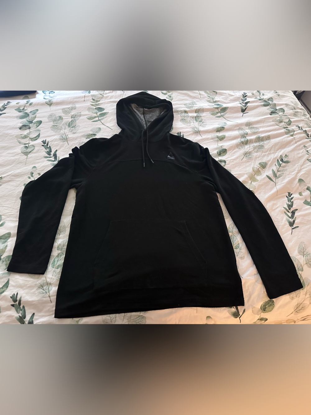 Gerry Black Hooded Pullover Shirt - size L
